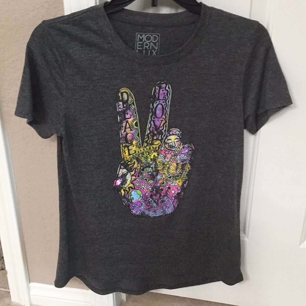 Peace Love T-shirt size med